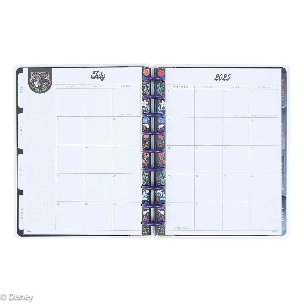 2025 Disney Snow White vs. The Evil Queen Planner - Classic Vertical Layout - 12 Months