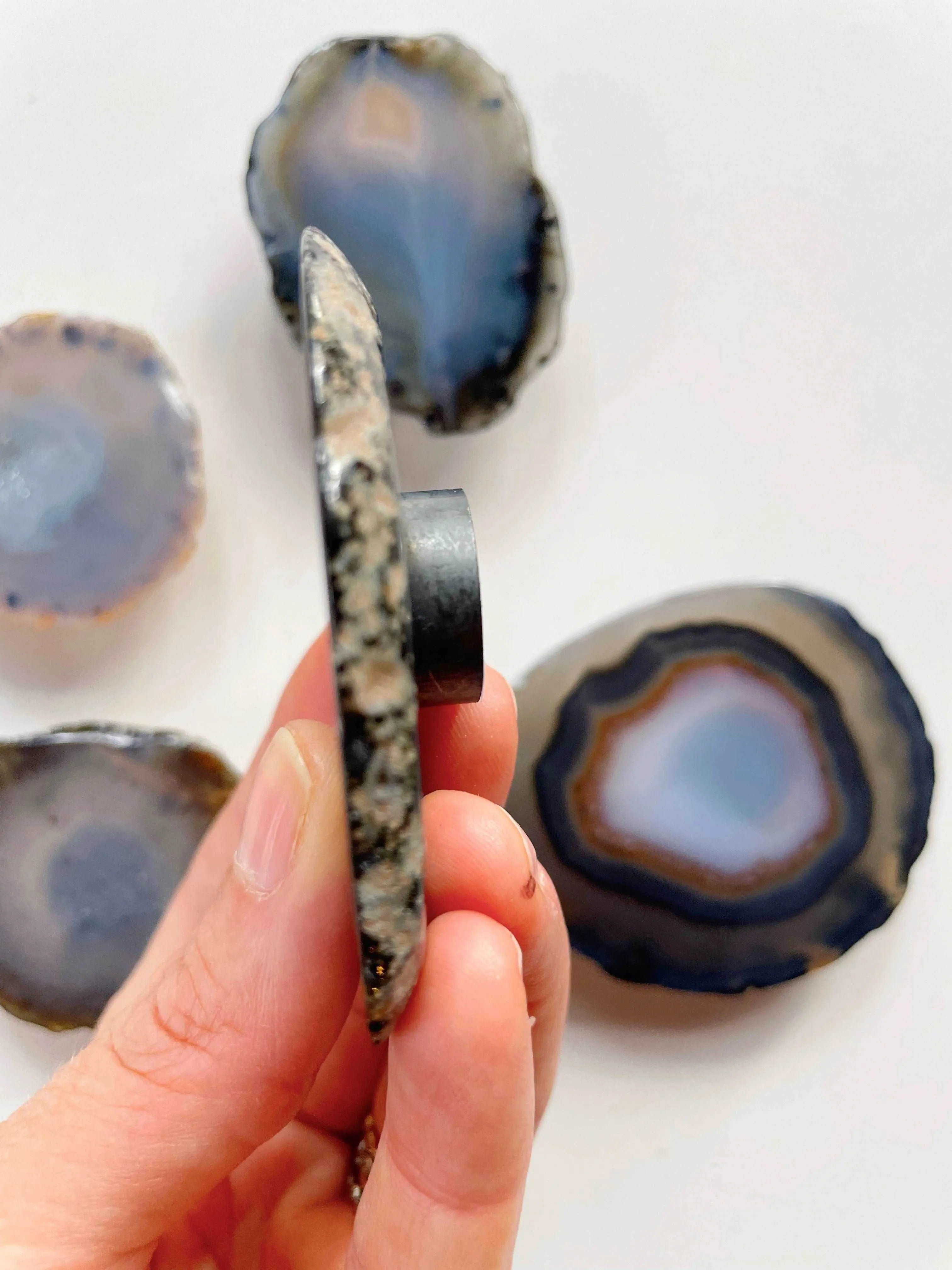 Agate Magnet Set O