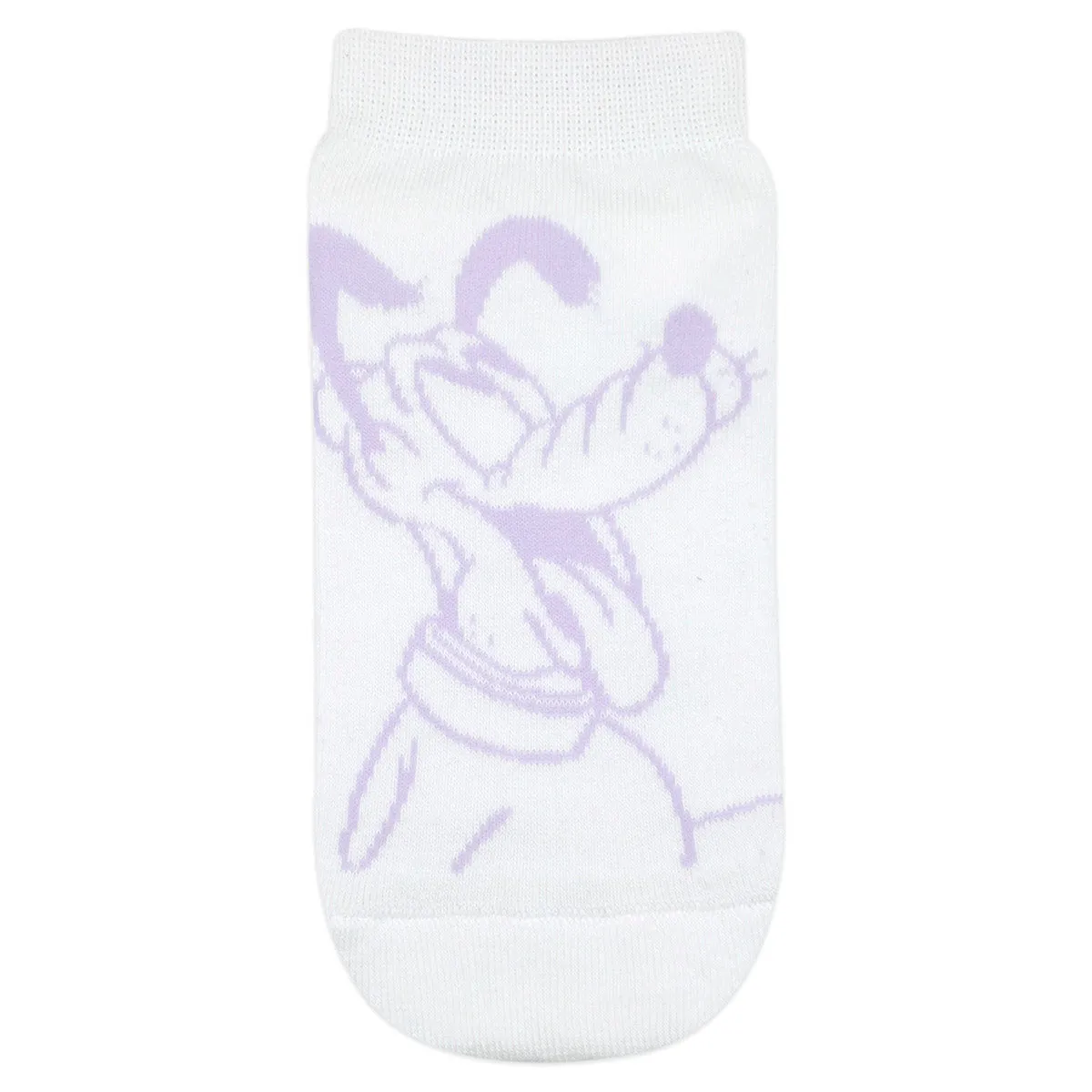 Balenzia x Disney Donald Duck & Pluto Lowcut Socks for Women (Pack of 2 Pairs/1U)(Free Size) White