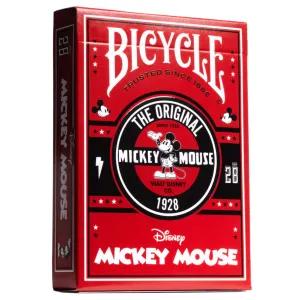 Bicycle Playing Cards: Disney Classic Mickey (Red)