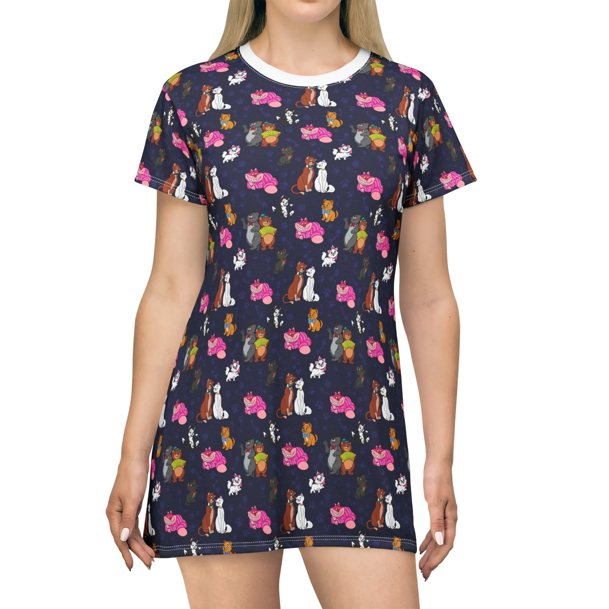 Cat Favorites T-Shirt Dress