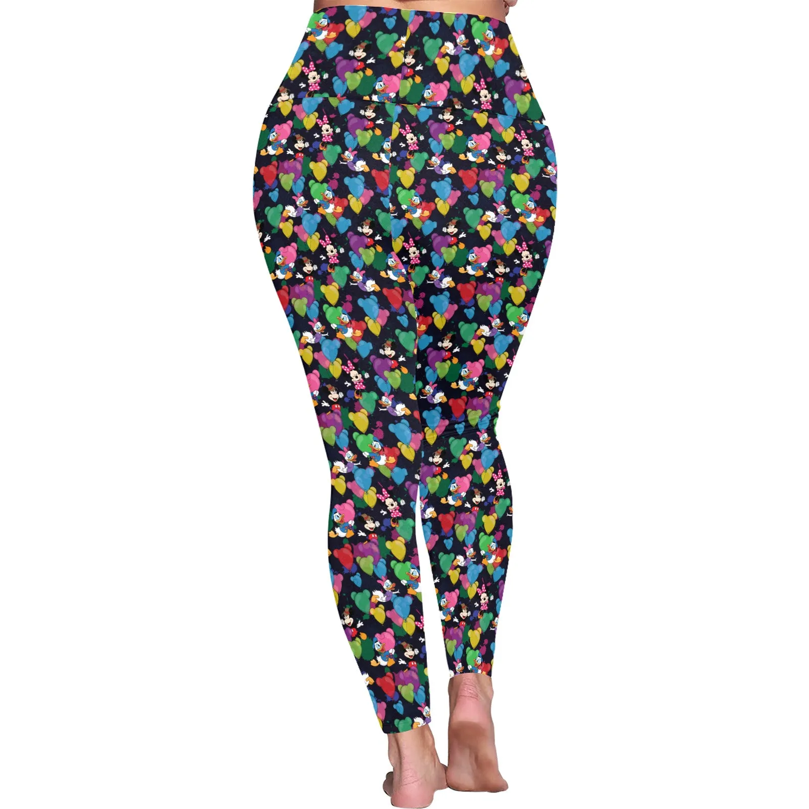 Character Balloons Women's Plus Size Athletic Leggings