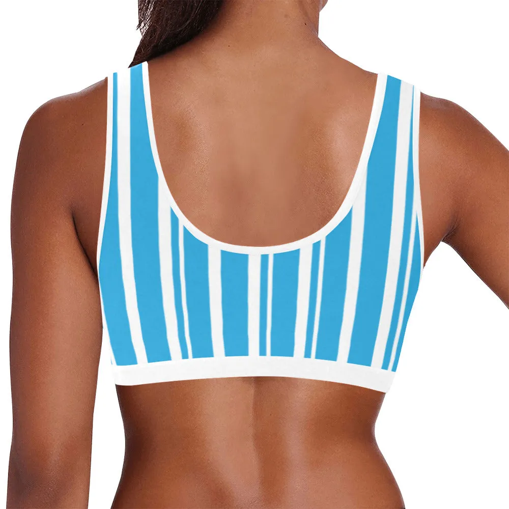 Dapper Dan Blue Women's Sports Bra