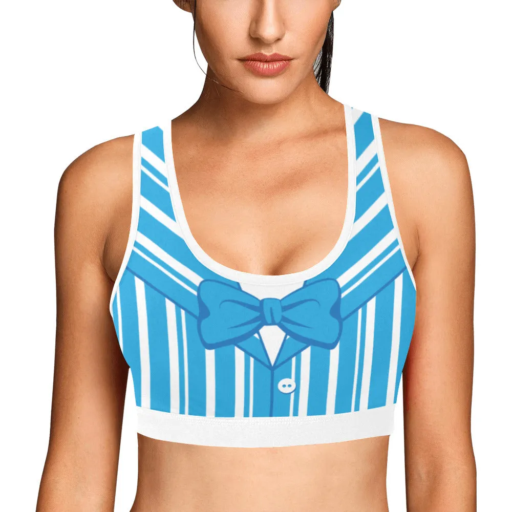 Dapper Dan Blue Women's Sports Bra