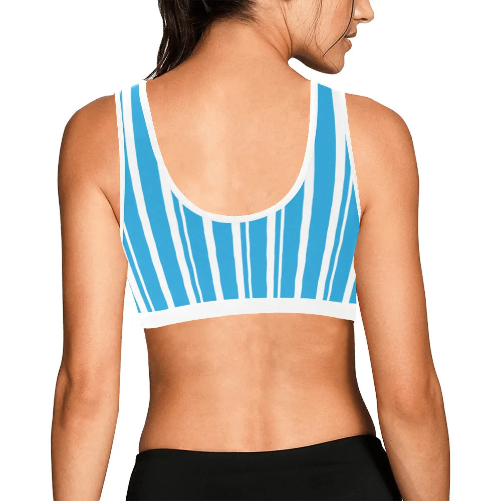 Dapper Dan Blue Women's Sports Bra