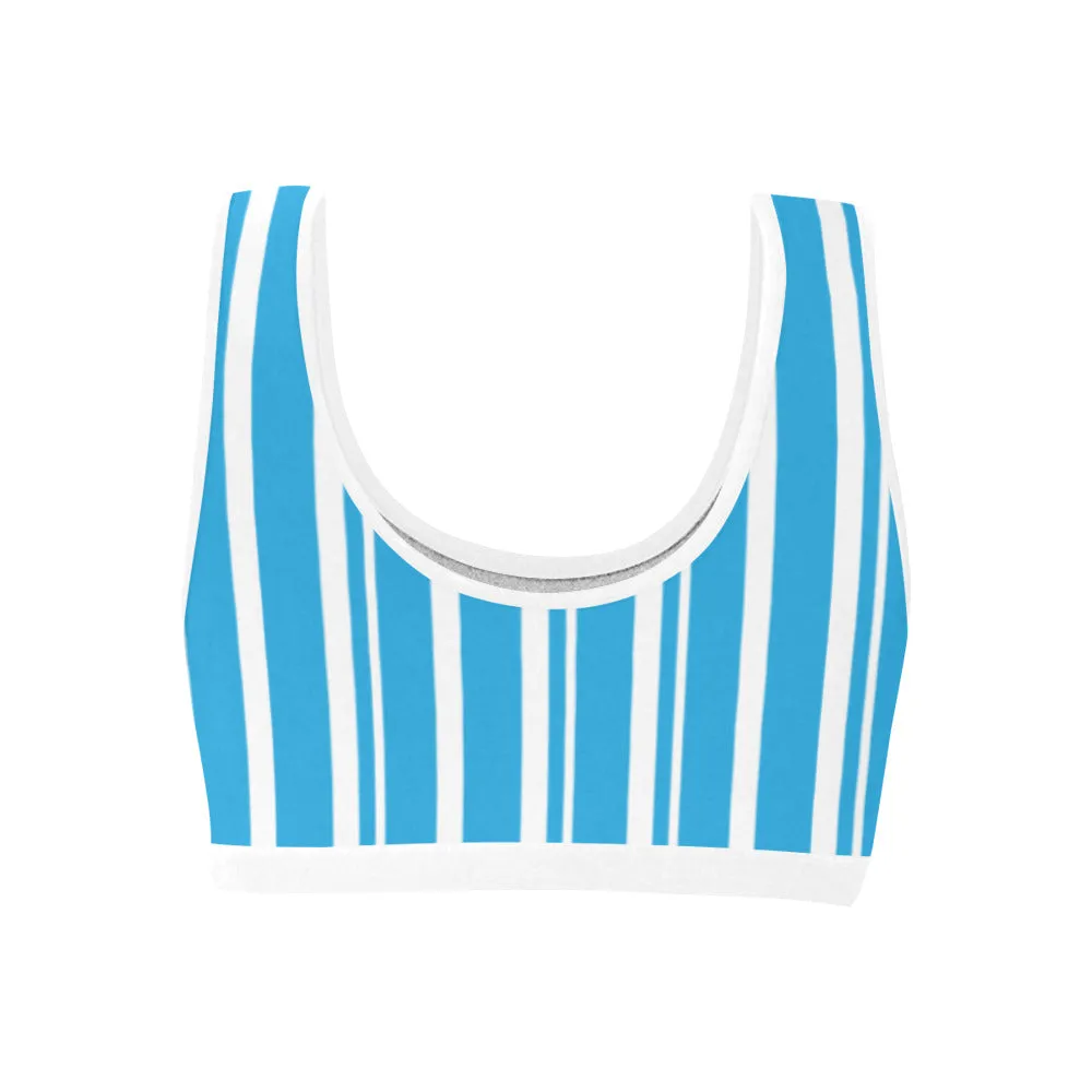 Dapper Dan Blue Women's Sports Bra