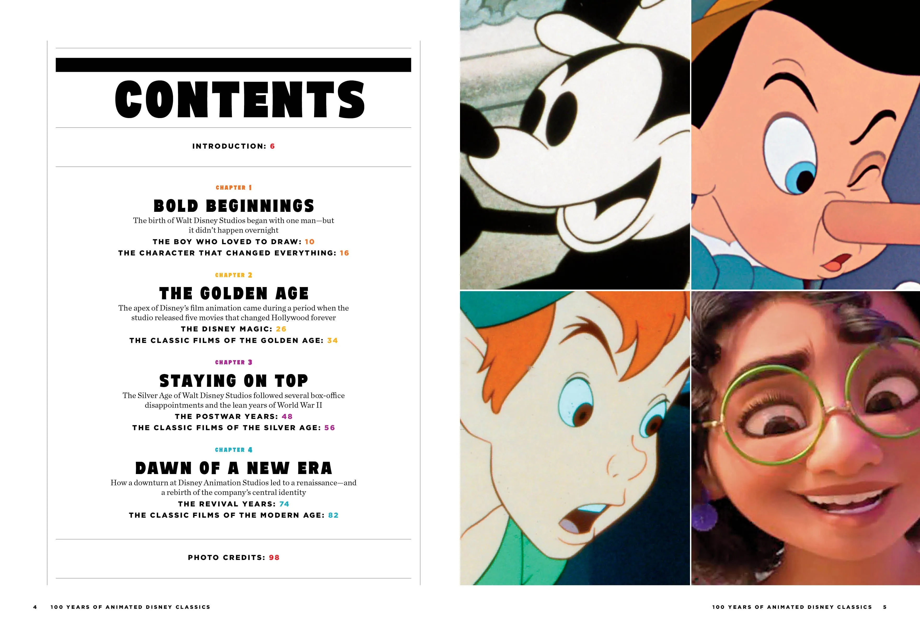 Disney - 100 Years of Animated Classics: This Unofficial Guide Tells The Story Of Disney Animation, From Walt Disney's Bold Beginnings with Mickey Mouse In 1928 To Modern Revival & Central Identity