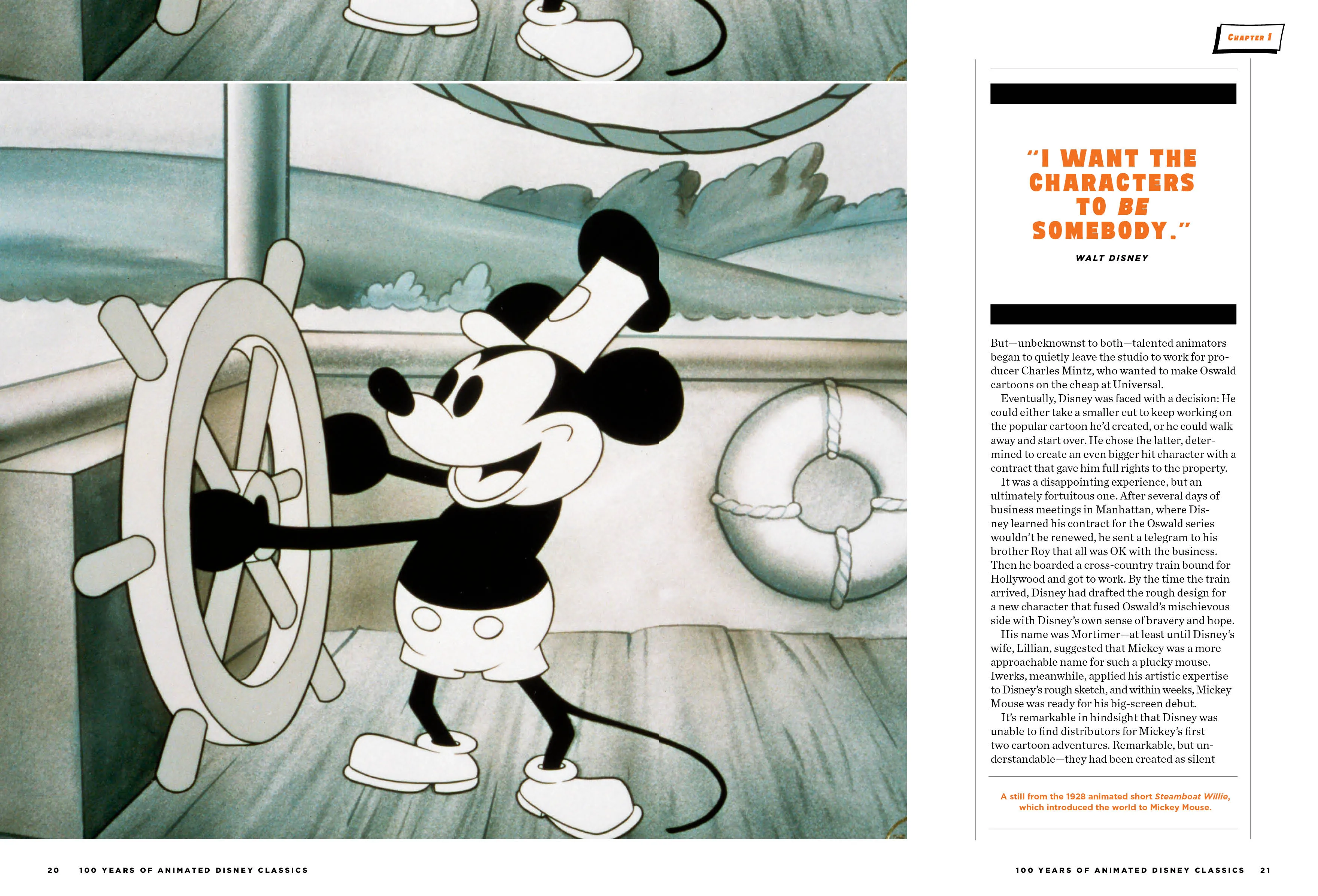 Disney - 100 Years of Animated Classics: This Unofficial Guide Tells The Story Of Disney Animation, From Walt Disney's Bold Beginnings with Mickey Mouse In 1928 To Modern Revival & Central Identity