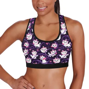 Disney Aristocats Marie Because I'm A Lady Women's Athletic Sports Bra