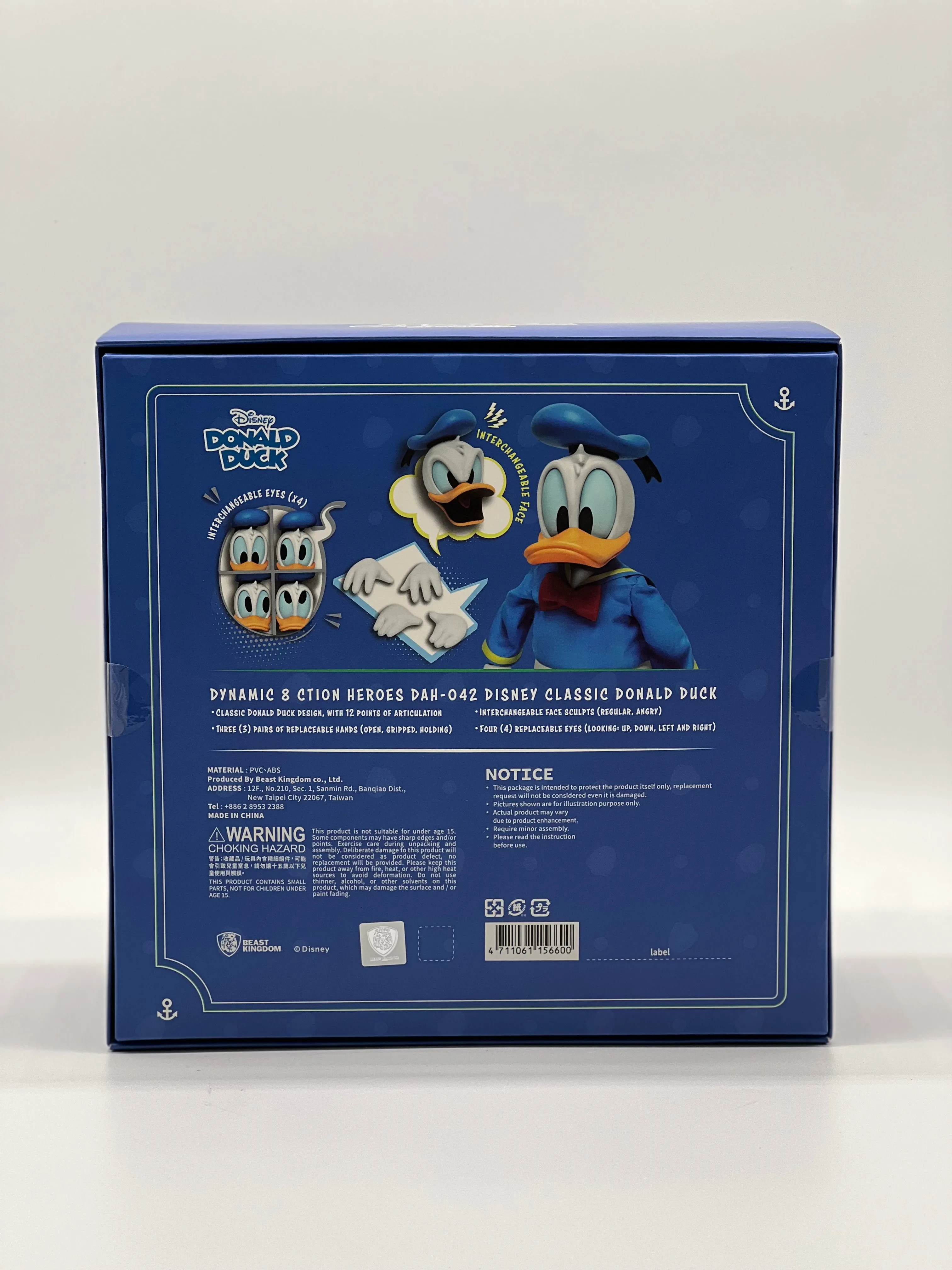 Disney Donald Duck DAH - 042 Disney Classic Donald Duck 1/9TH Scale Action Figure