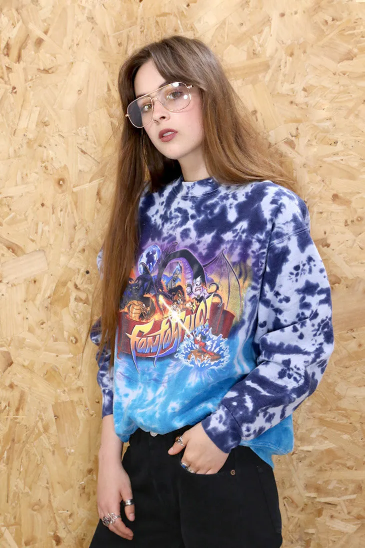 Disney Fantasmic Mickey and Co Tie Dye Sweatshirt