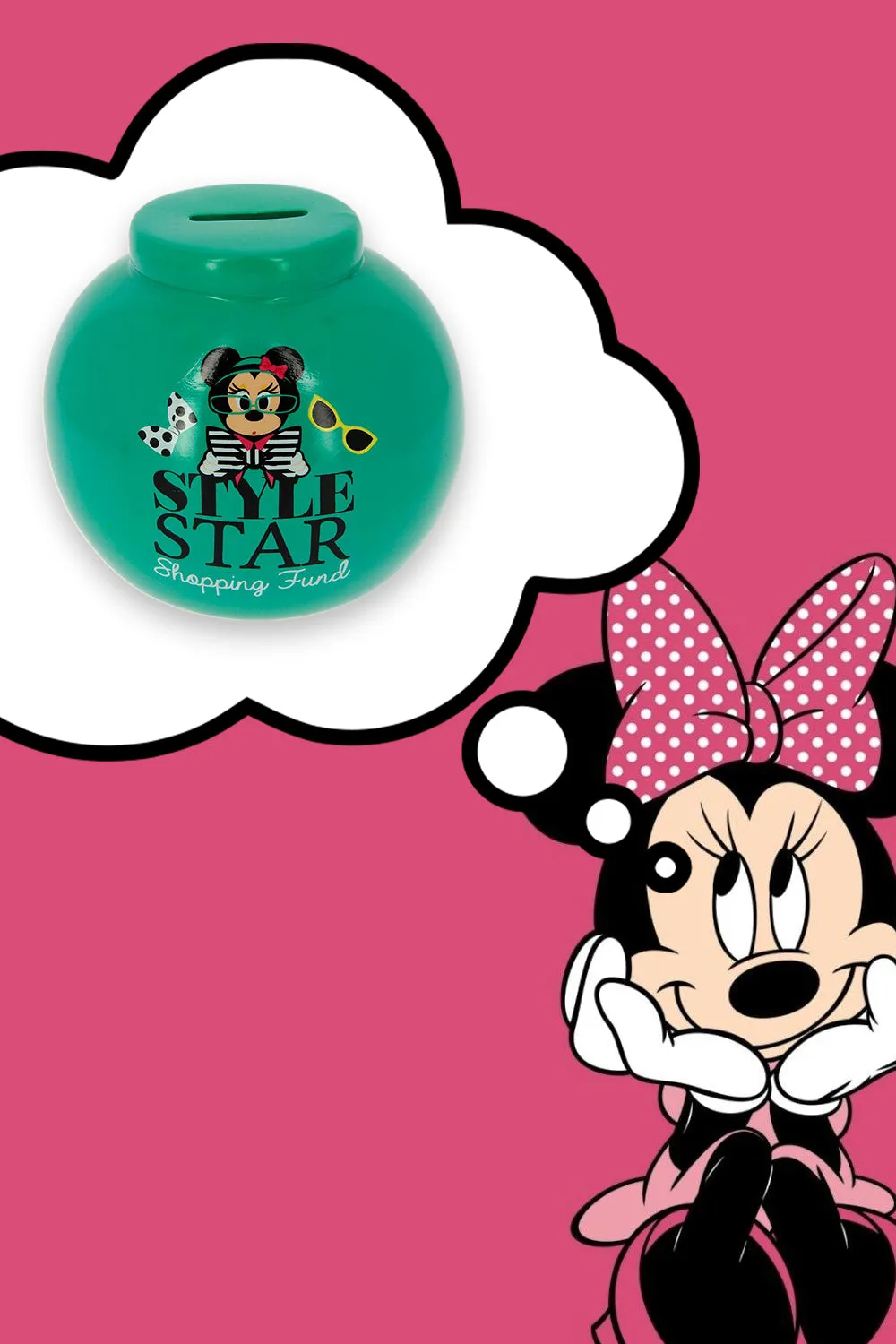 Disney Fashion Star Minnie Minnie Mouse Money Pot