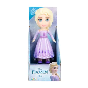 Disney Frozen Mini Toddler Doll Elsa In White/Purple Dress