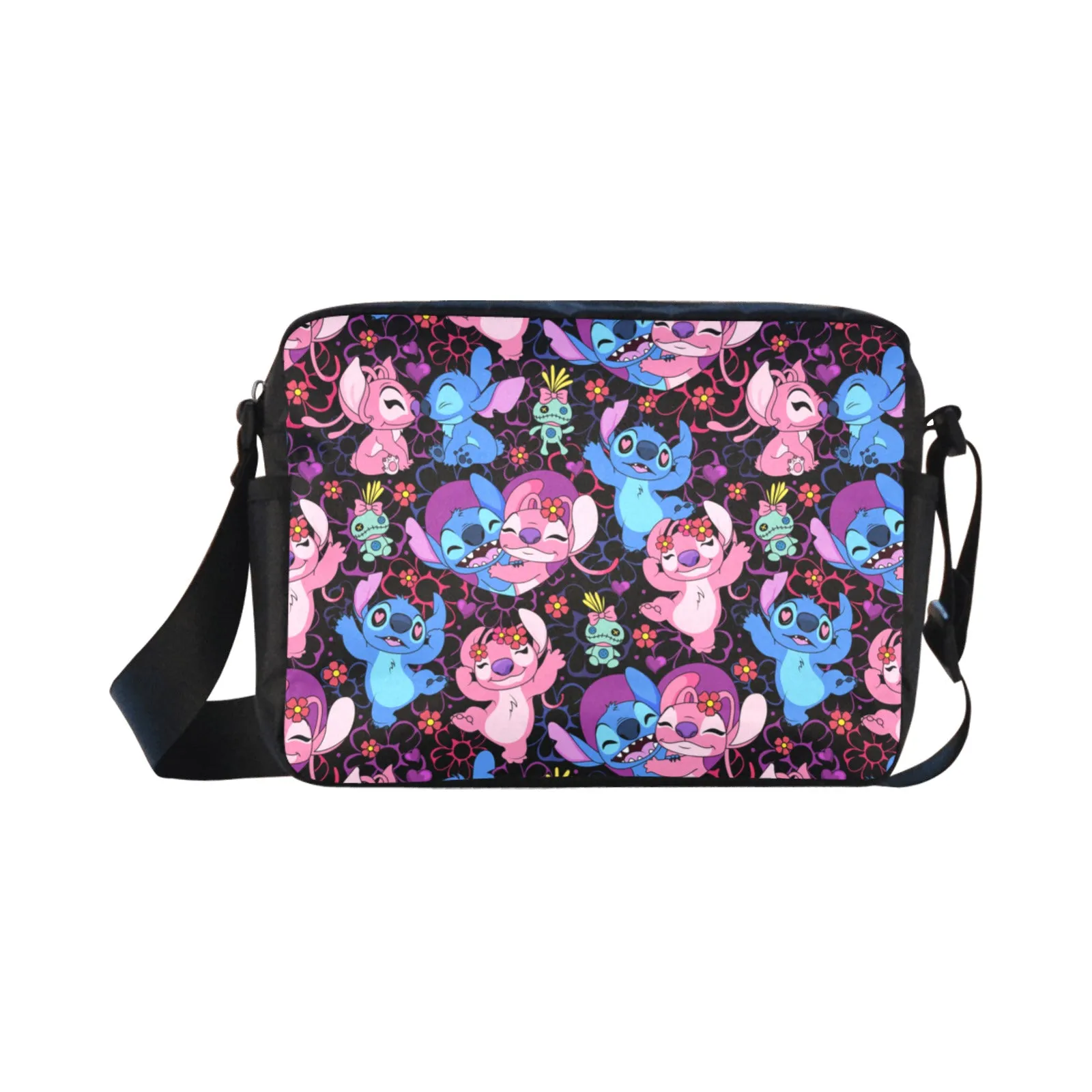 Disney Lilo And Stitch Angel Besties Classic Cross-body Nylon Bag