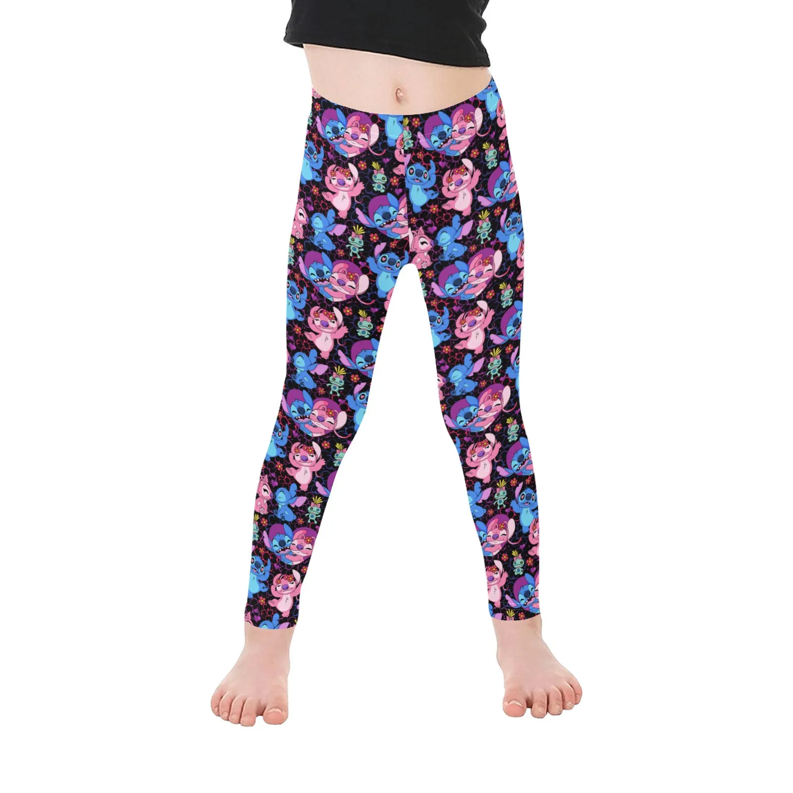 Disney Lilo And Stitch Angel Besties Kid's Leggings