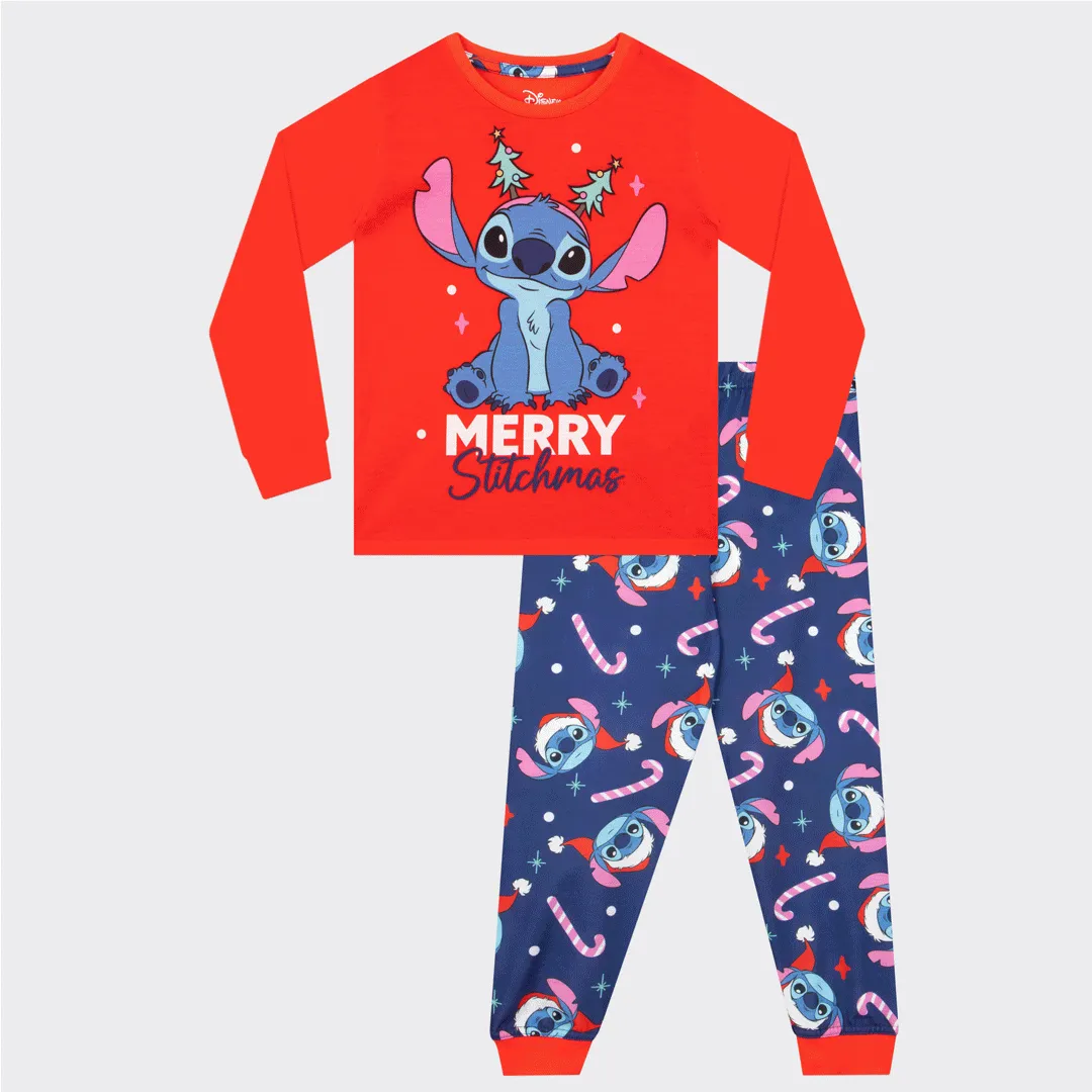 Disney Lilo And Stitch Christmas Pyjamas