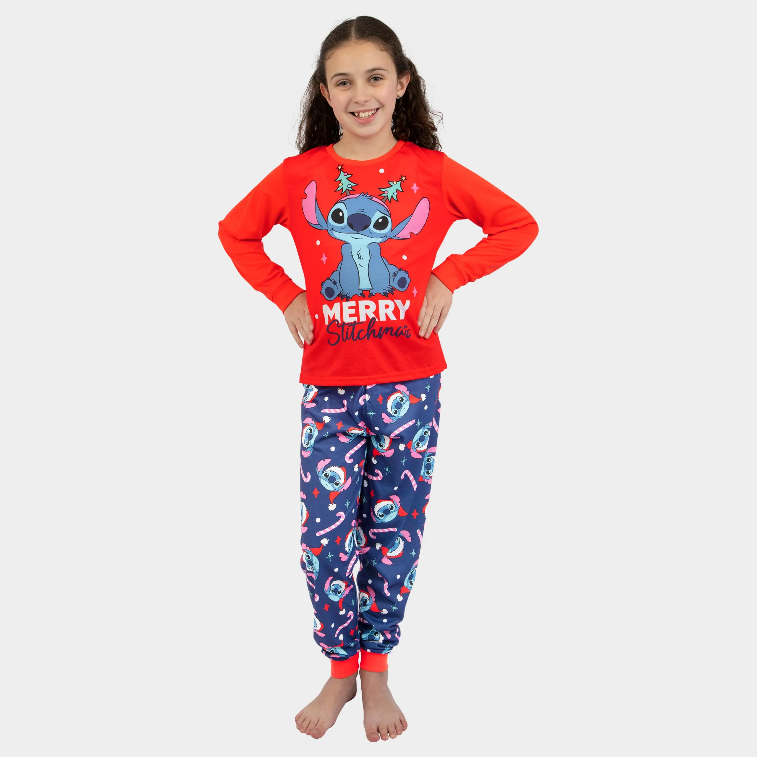 Disney Lilo And Stitch Christmas Pyjamas