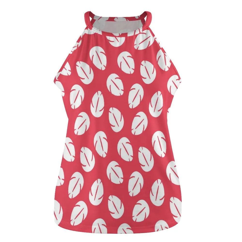 Disney Lilo And Stitch Lilo's Dress Women's Round-Neck Vest Tank Top