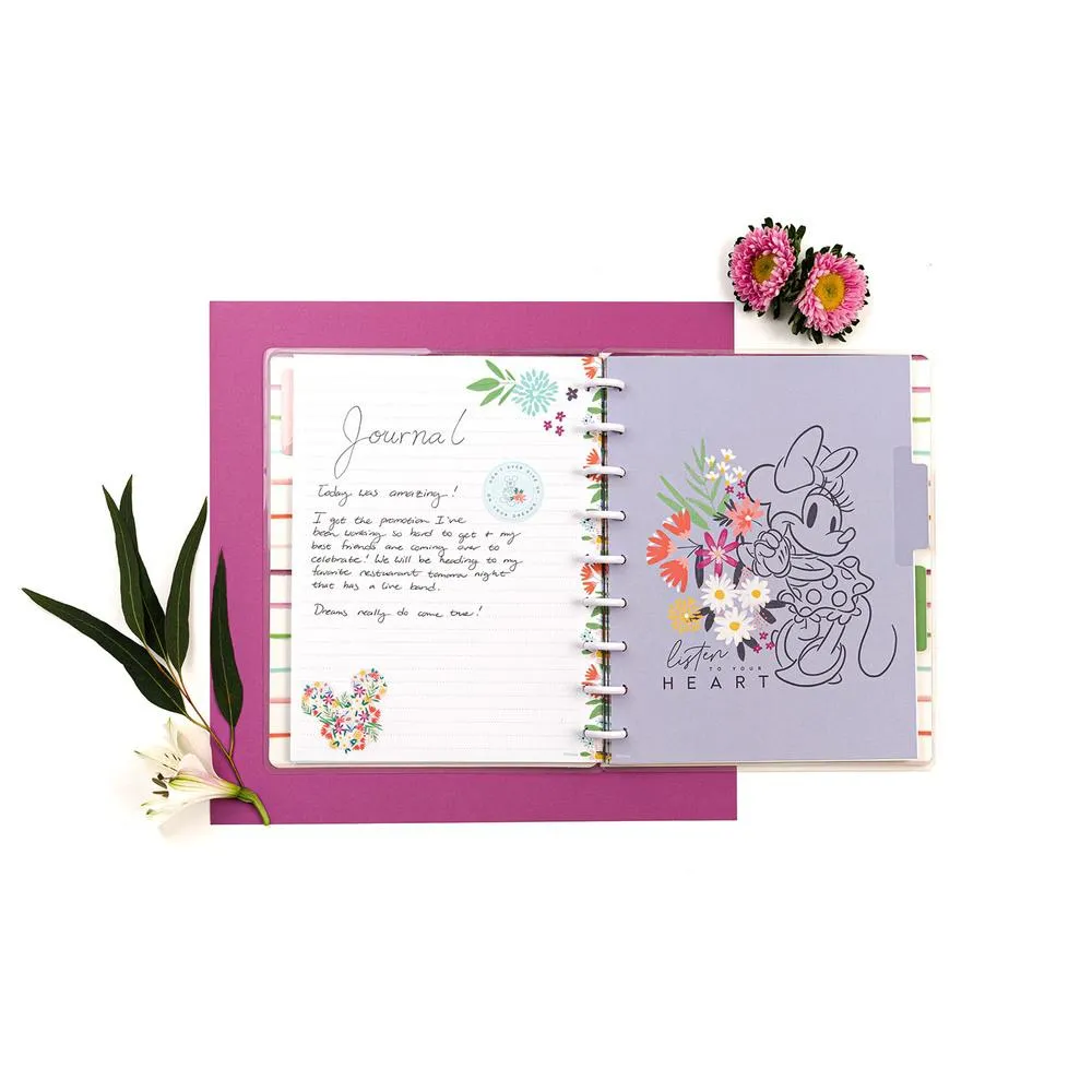 Disney © Mickey Mouse & Minnie Mouse Floral Dream Big Classic Notebook