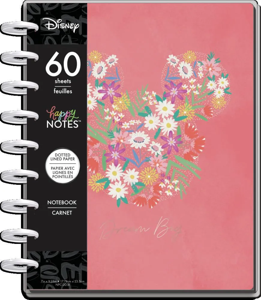 Disney © Mickey Mouse & Minnie Mouse Floral Dream Big Classic Notebook