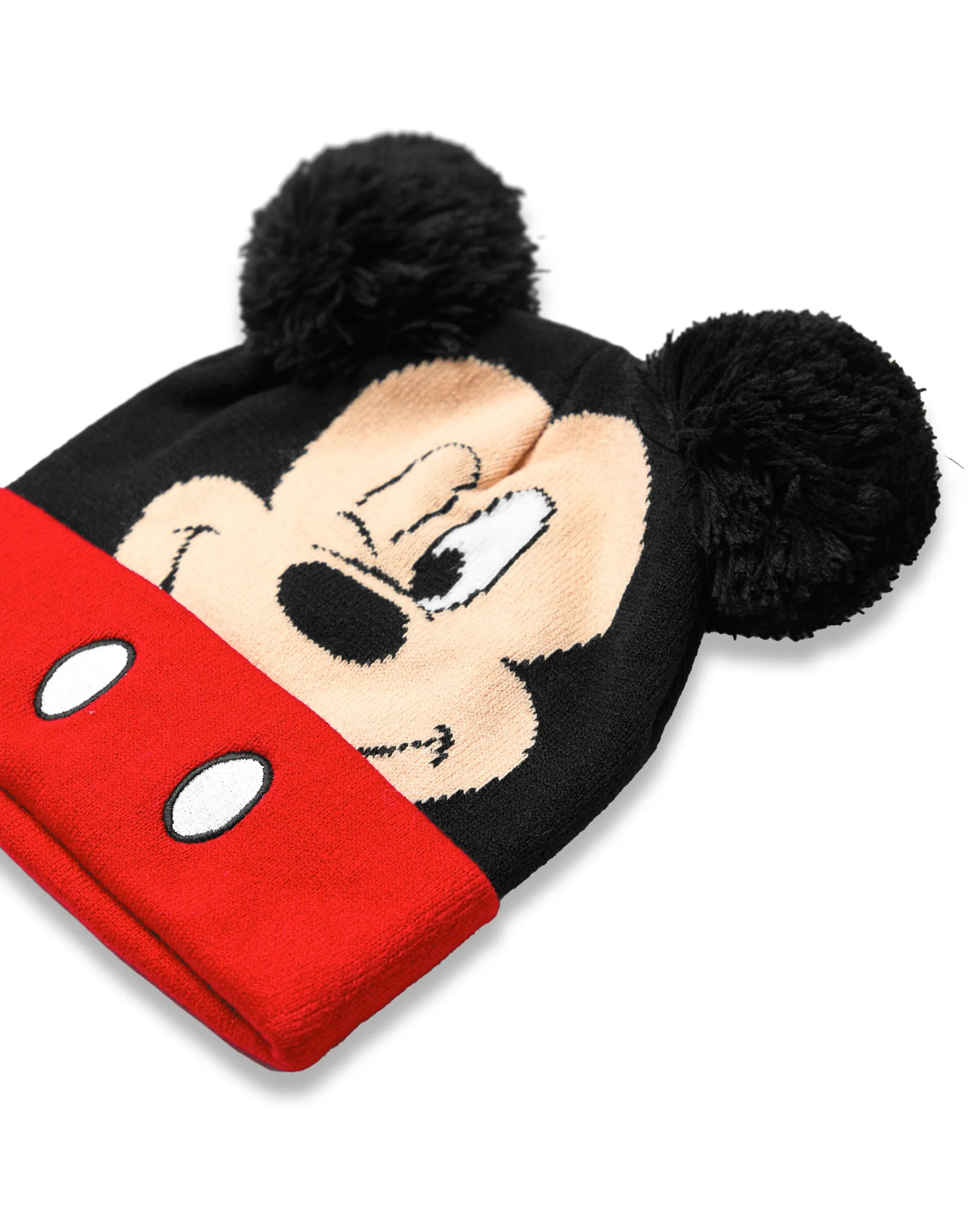 Disney Mickey Mouse Boys Beanie Hat & Gloves Set