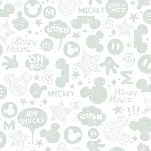 Disney Mickey Mouse Icons Peel and Stick Wallpaper