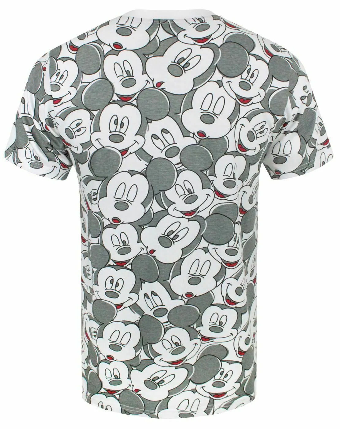 Disney Mickey Mouse Mens White Short Sleeved T-Shirt