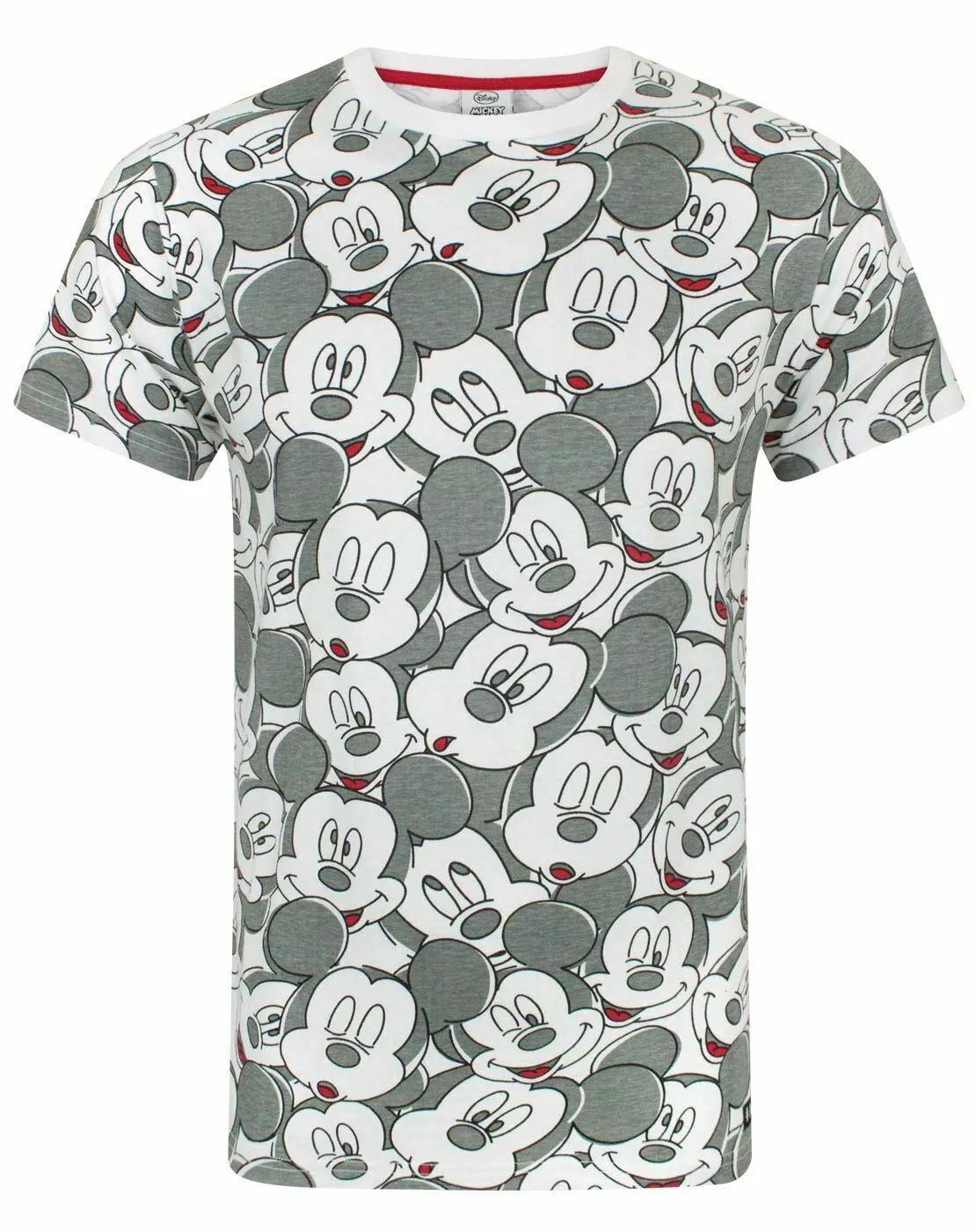 Disney Mickey Mouse Mens White Short Sleeved T-Shirt