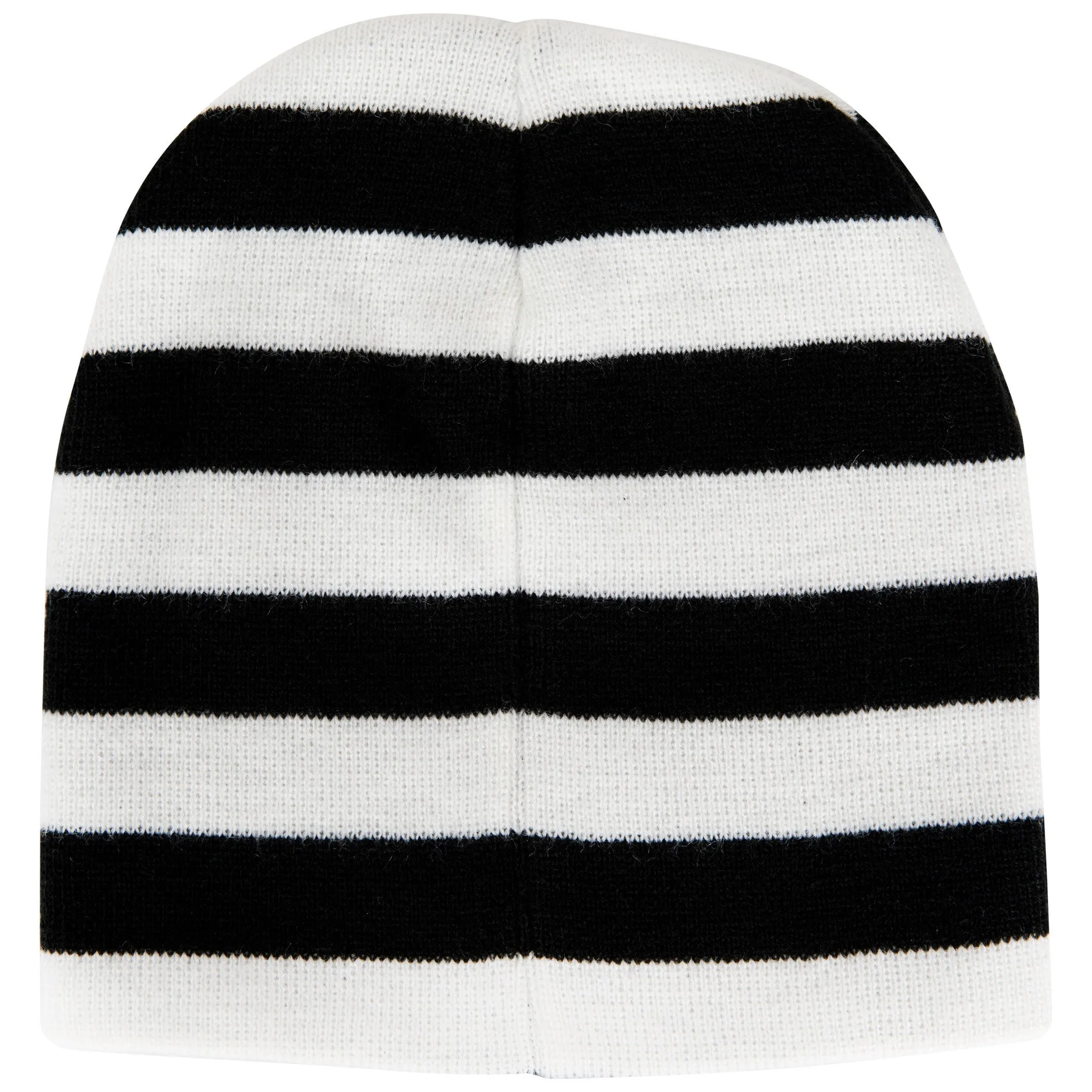 Disney Nightmare Before Christmas Jack Skellington White Stripe Beanie