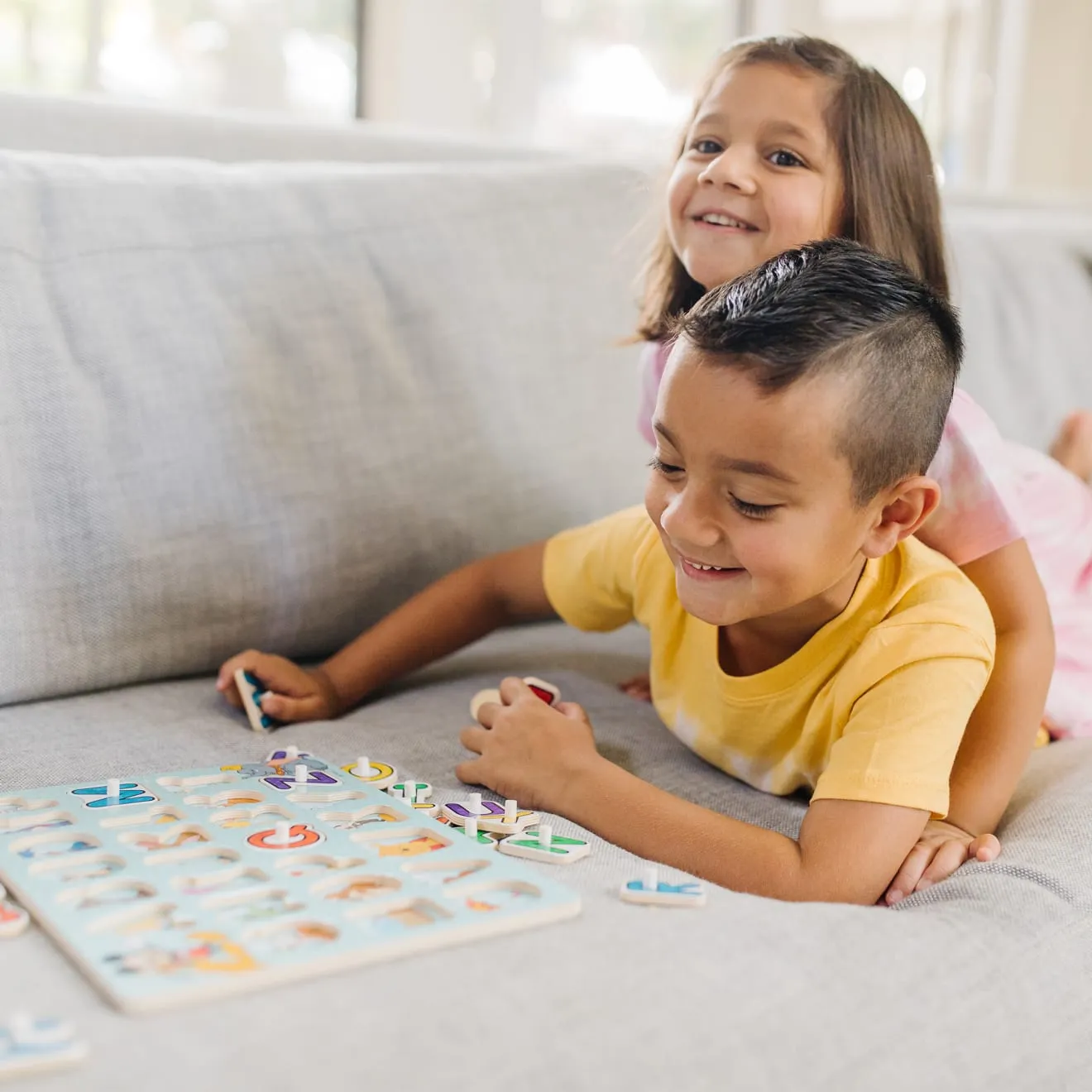 Disney Peg Puzzle Bundle-Alphabet, Numbers, Shapes & Colors