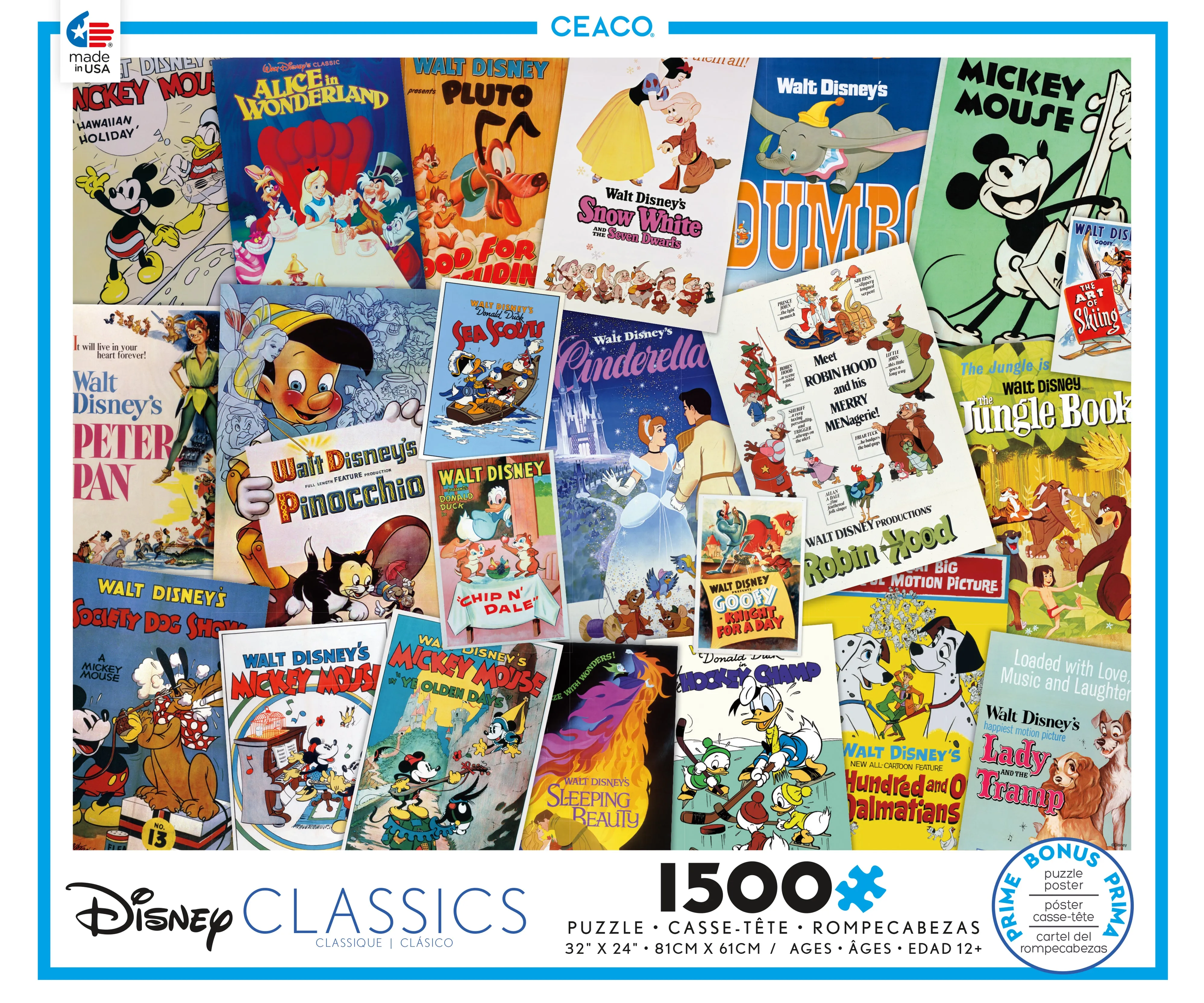 Disney - Posters - 1500 Piece Puzzle