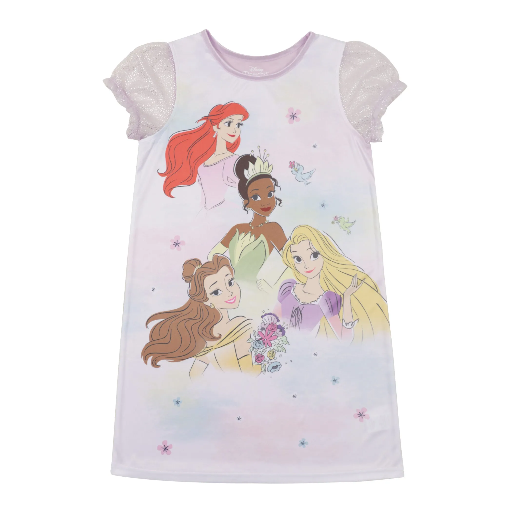 Disney Princesses Watercolor Toddler Nightgown Pajamas