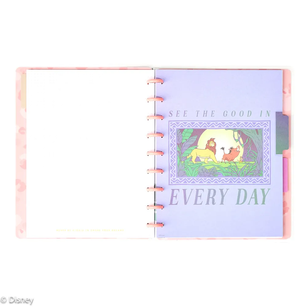 Disney The Lion King Embrace Your Wild - Dot Grid Classic Notebook - 60 Sheets