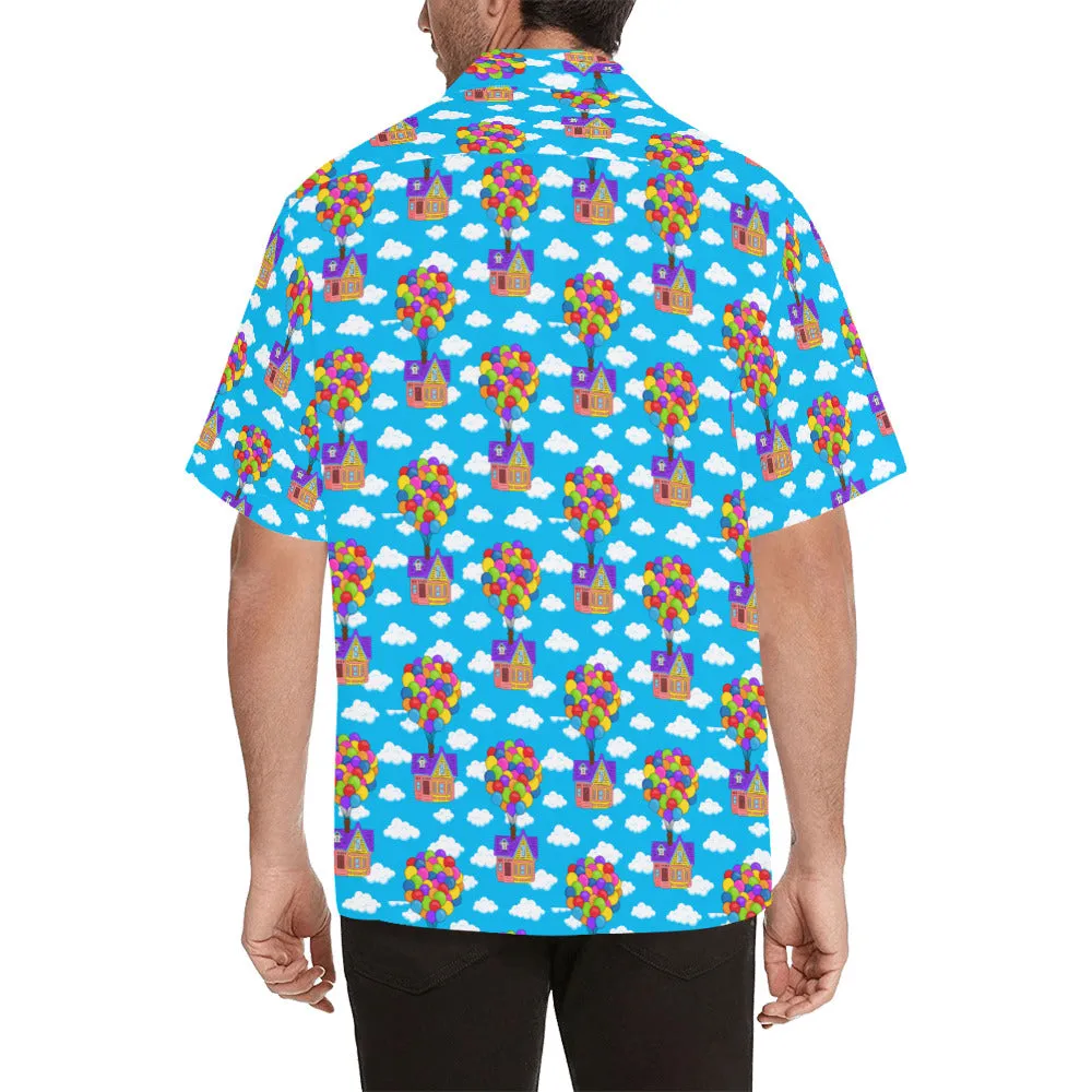 Disney Up Floating House Hawaiian Shirt