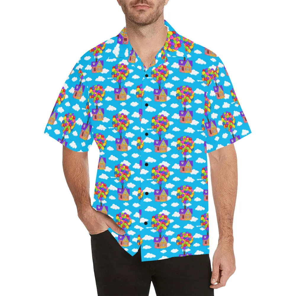 Disney Up Floating House Hawaiian Shirt