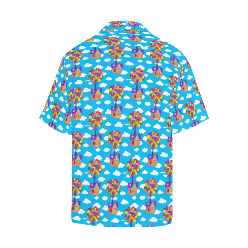 Disney Up Floating House Hawaiian Shirt