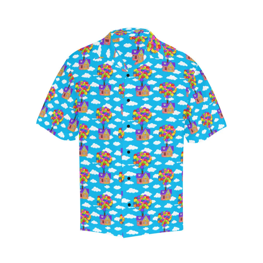 Disney Up Floating House Hawaiian Shirt