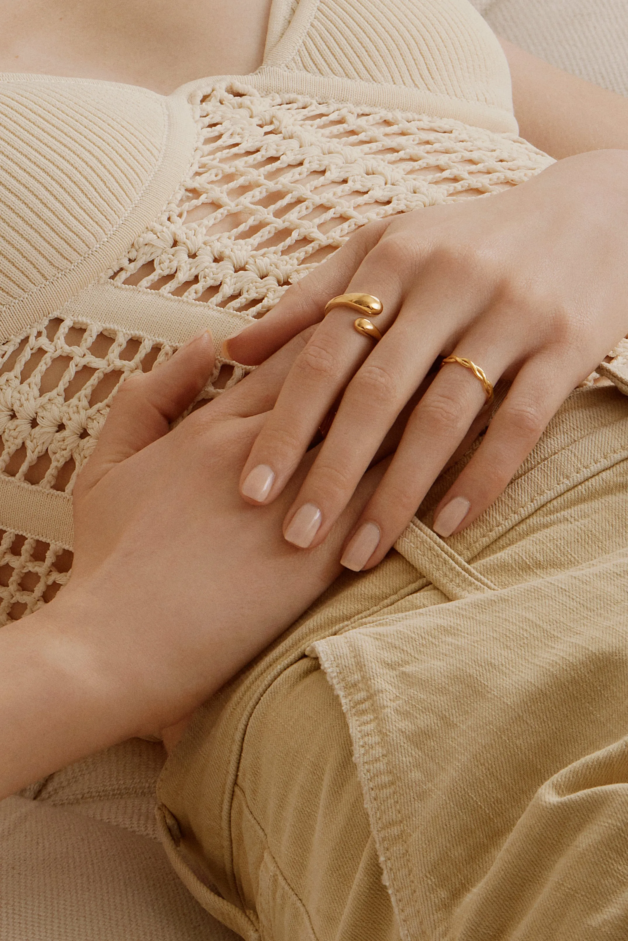 Double Dome Ring - Gold