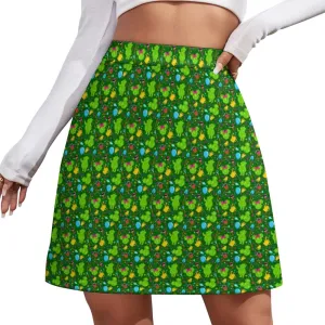 Flower And Garden Short Skirt