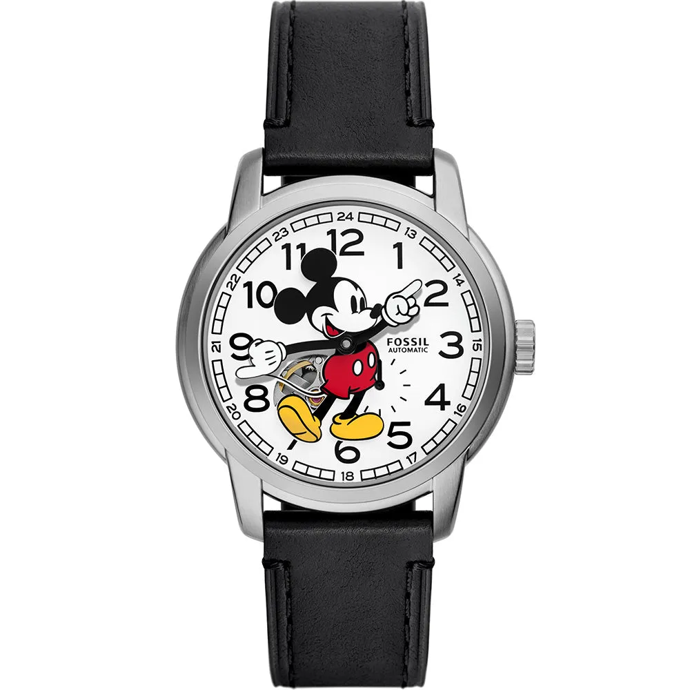 Fossil SE1111 Open Heart Mickey Automatic 100th Disney Anniversary