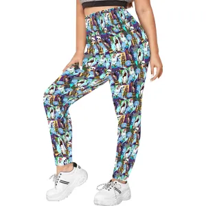 Haunted Mansion Favorites Women's Plus Size Athletic Leggings