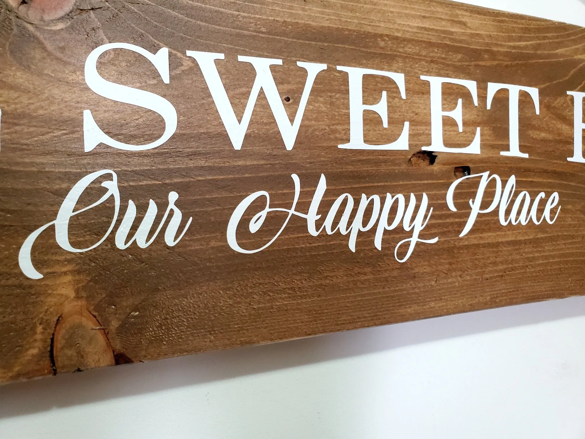 Home Sweet Home Rustic Sign - Add a Touch of Rustic Charm to Your Home Decor