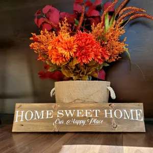 Home Sweet Home Rustic Sign - Add a Touch of Rustic Charm to Your Home Decor