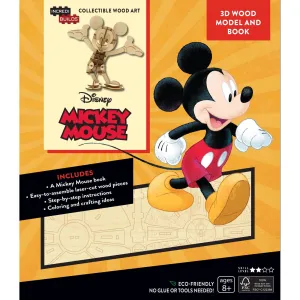 Incredibuilds 3D Wooden Model Disney Mickey Mouse