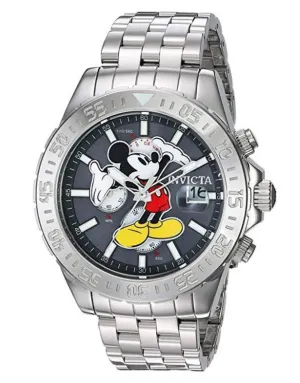 INVICTA Disney Limited Edition Mens Pro-Dive - Chrono- Stainless - Black -Mickey