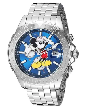 INVICTA Disney Limited Edition Mens Pro-Dive - Chrono- Stainless - Blue - Mickey