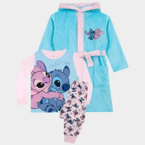 Lilo And Stitch Dressing Gown And Pyjama Set