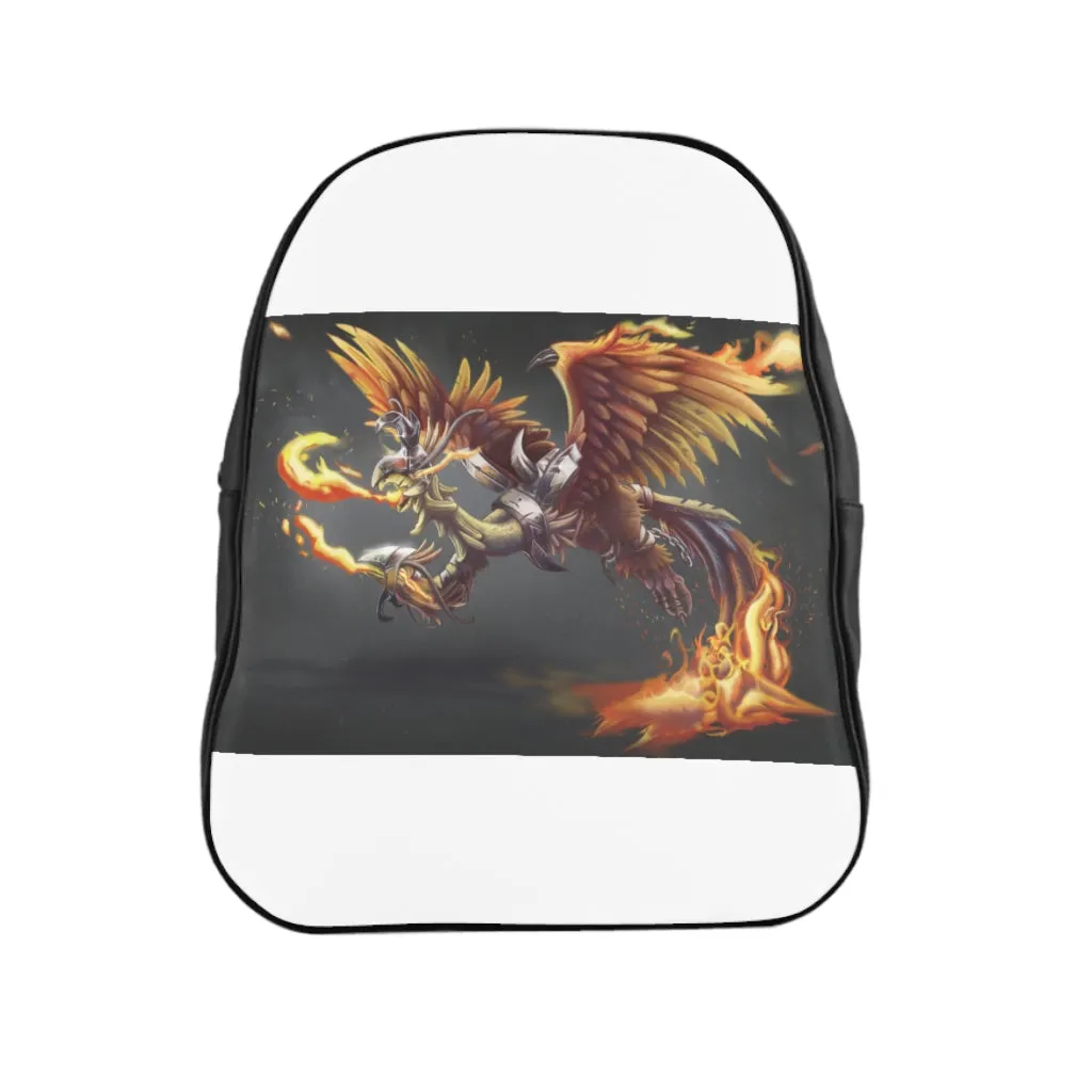 Merciless the Flaming SkyBird School Backpack