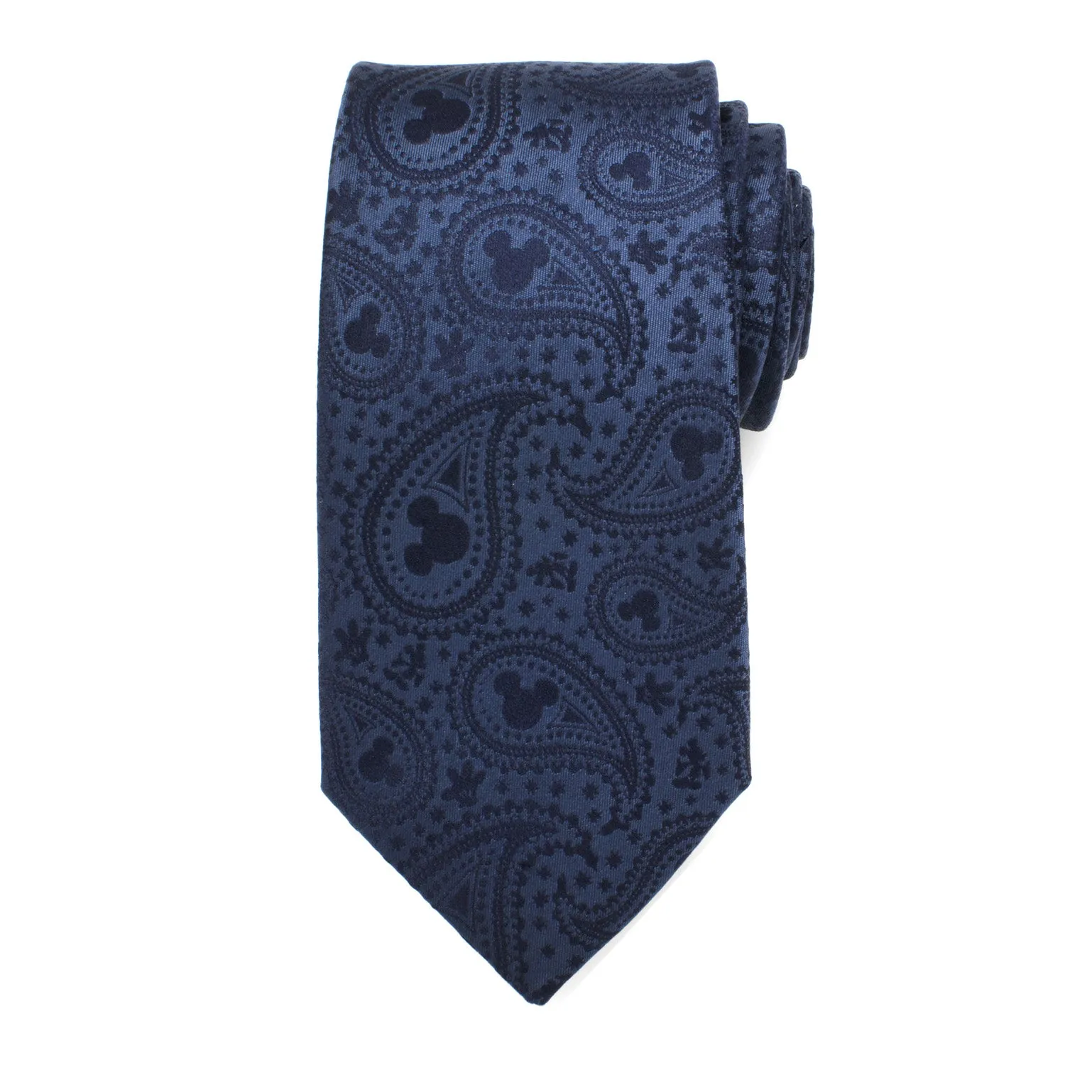 Mickey Mouse Navy Paisley Men's Tie