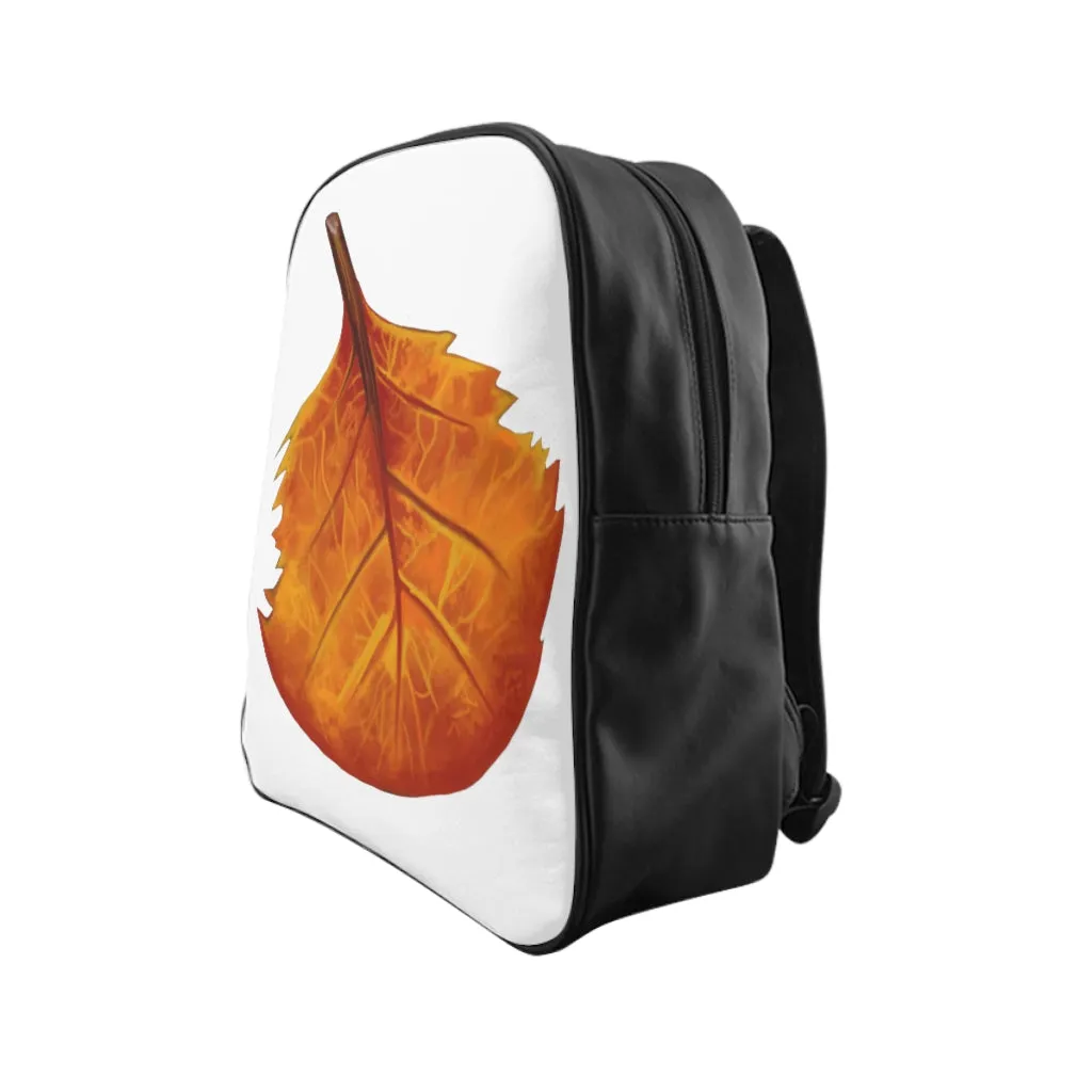 Orange Leaf School Backpack